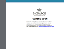 Tablet Screenshot of monarchmetfin.com